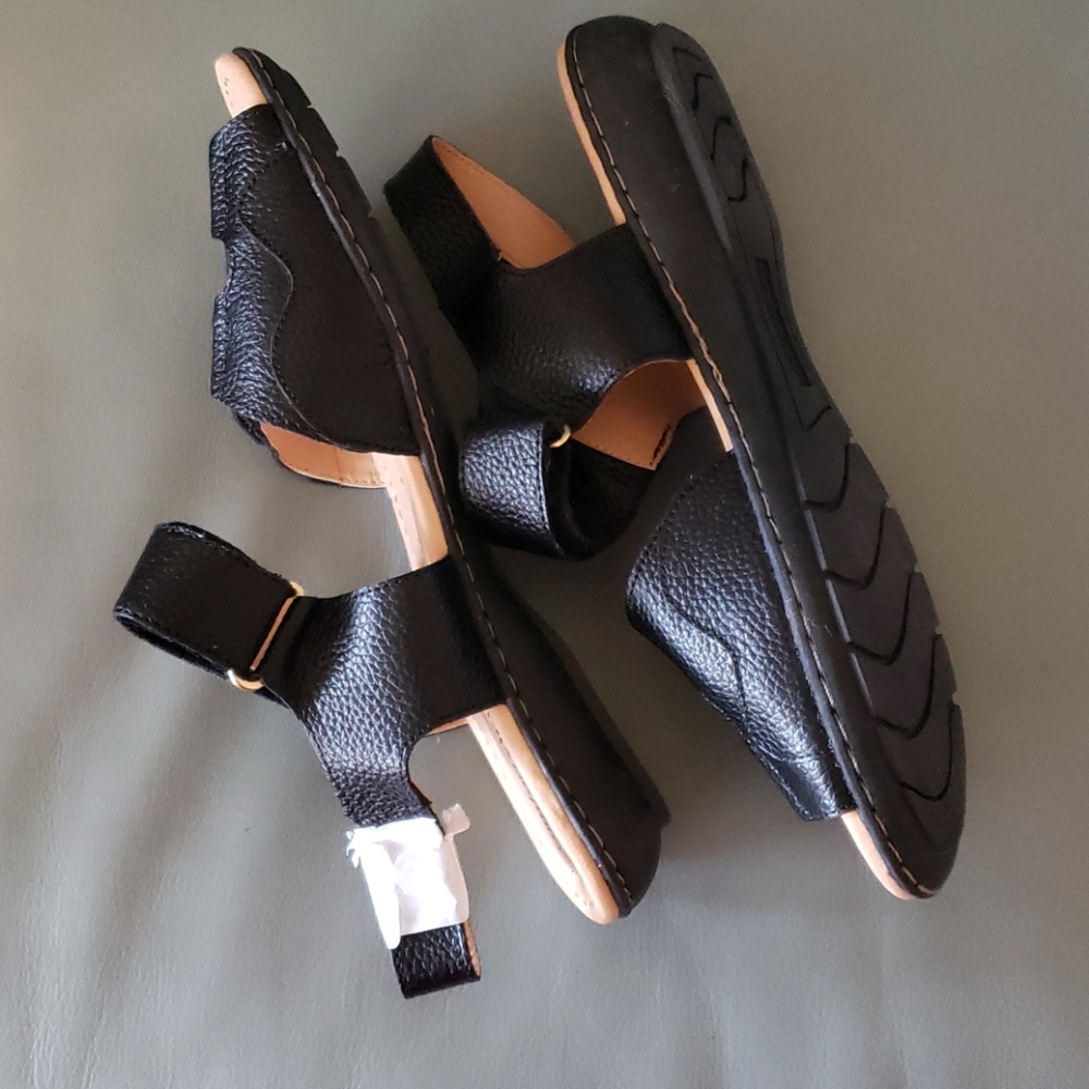 COMFORTVIEW WW BLACK SANDALS - Picture 10 of 10